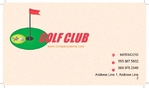 golf-clubbing 4/0 - Print 1 side