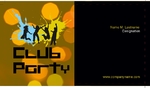 club-party 4/0 - Print 1 side