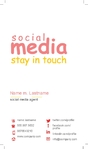 stay-in-touch-via-social-media 4/0 - Print 1 side
