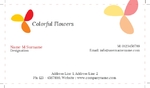 Colorful Flowers 4/0 - Print 1 side
