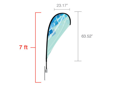 Teardrop Flag