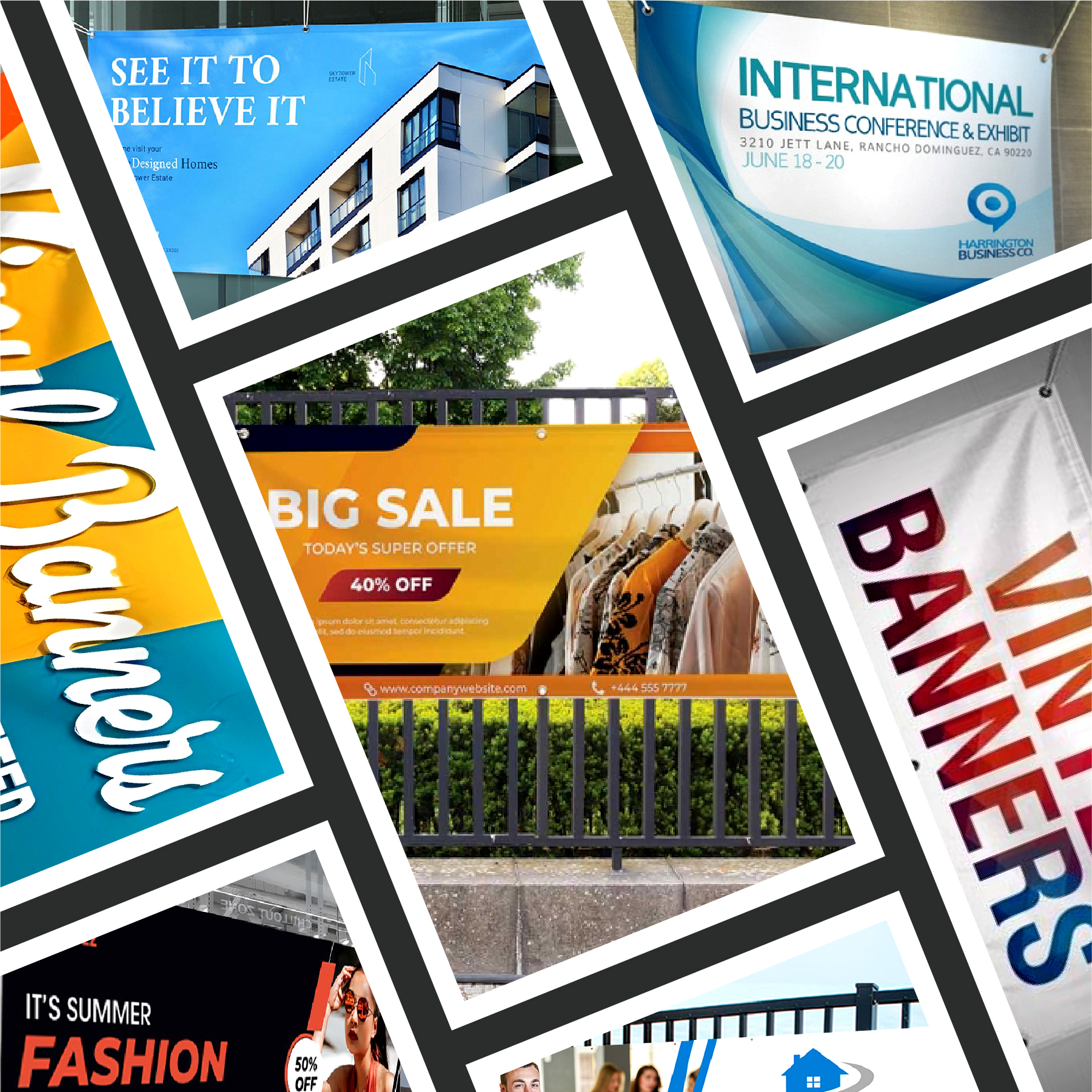 BANNERS, FLAGS, EVENT & TRADE SHOW DISPLAYS