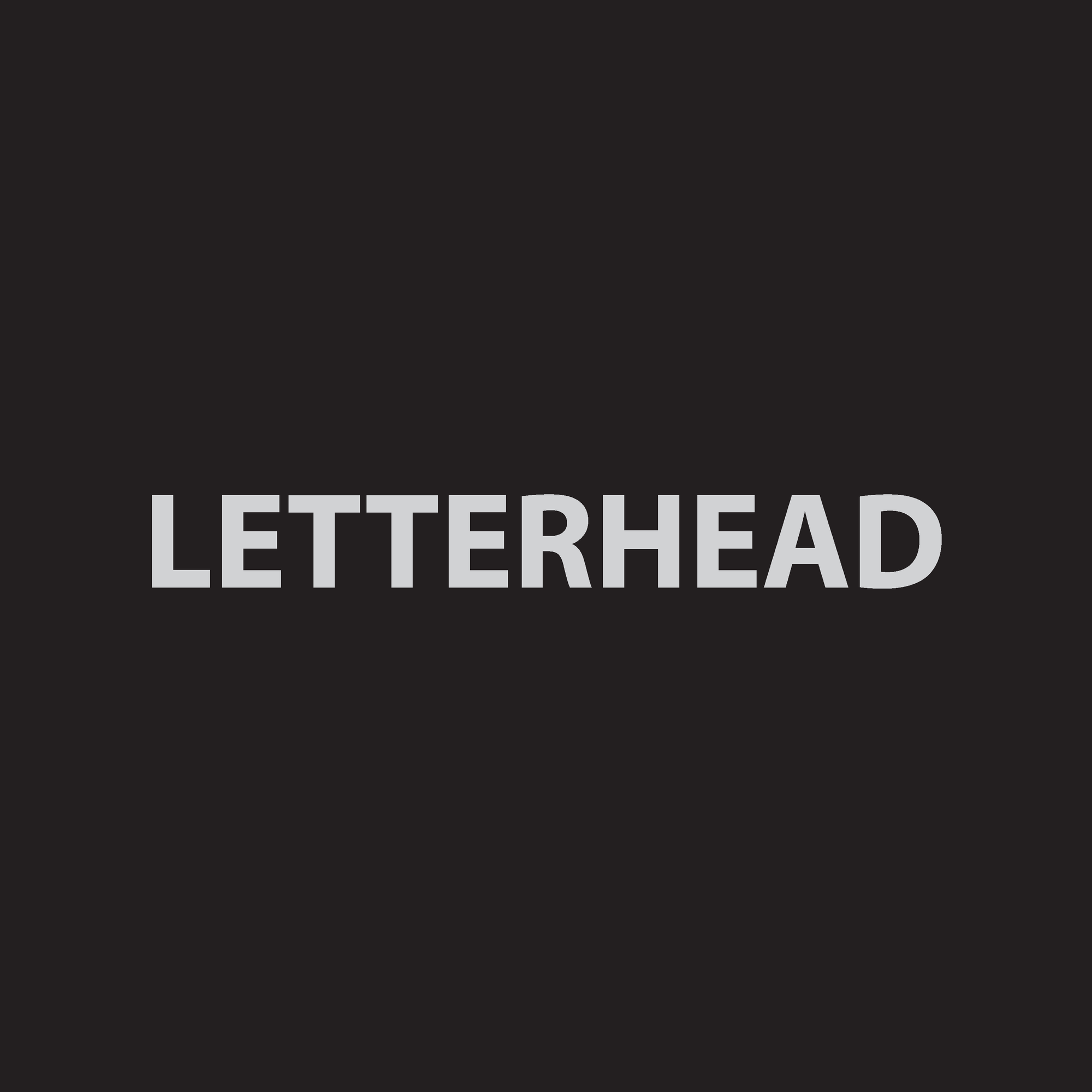 LETTERHEAD