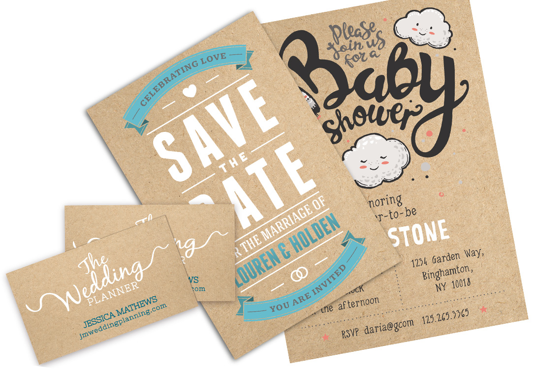 Brown Kraft Business Cards
