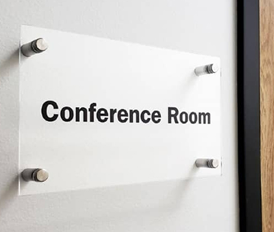 Frosted Acrylic Signs