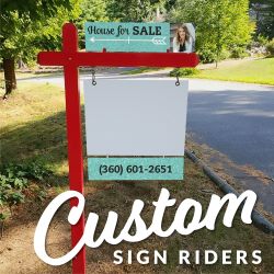 Custom Sign Rider