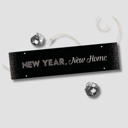 New Year, New Home - Seasonal Sign Rider