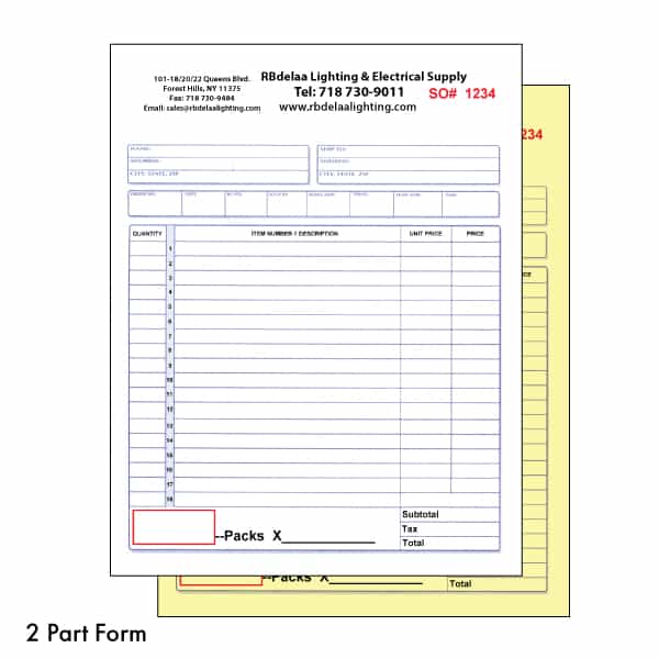 NCR Forms