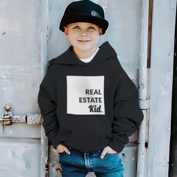 Real Estate Kid Sweatshirt - Black