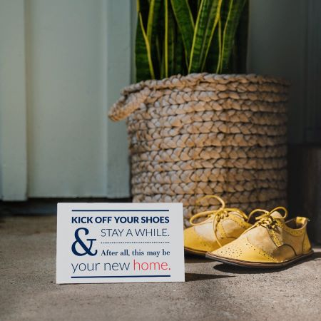 Shoe Sign - Tent