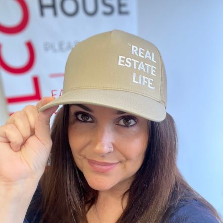 Trucker Hat - Real Estate Life - Tan