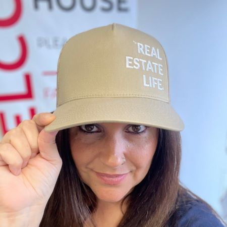 Trucker Hat - Real Estate Life - Tan