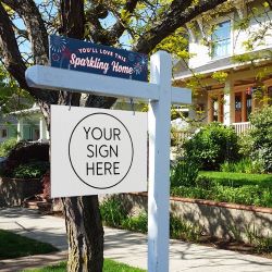 You'll love this sparkling home - Seasonal Sign Rider