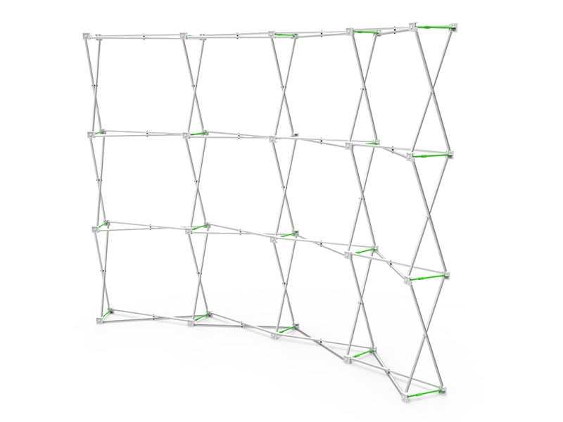 10ft Curve Velcro Pop Up Display 3