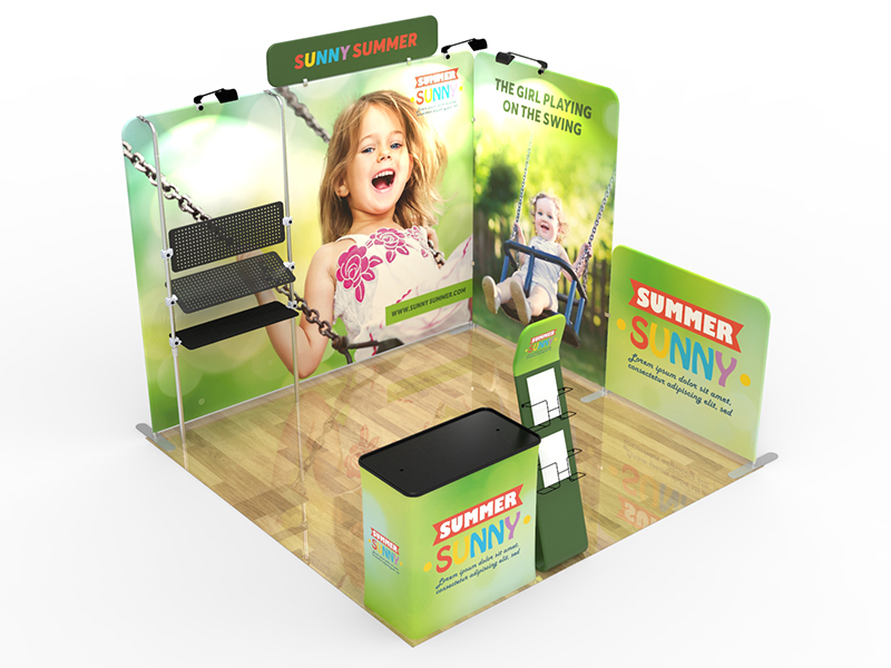 10x10ft Custom Booth - # O 4
