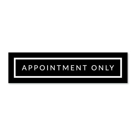 Appointment Only - Minimal - Sign Rider 1