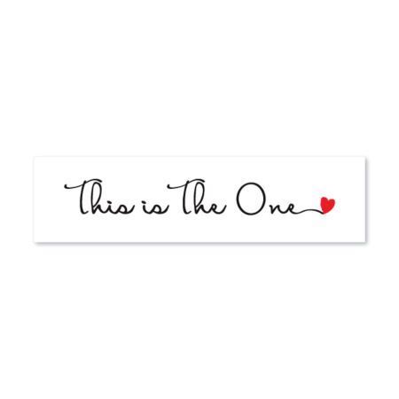 This is the one- Cursive with Heart - Sign Rider 1