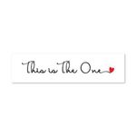 This is the one- Cursive with Heart - Sign Rider 1
