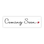 Coming Soon - Cursive with Heart - Sign Rider 1