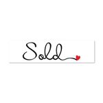Sold - Cursive with Heart - Sign Rider 1