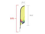 Feather Angled Flag 1