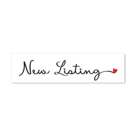 New Listing - Cursive with Heart - Sign Rider 1