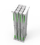 8ft Straight Velcro Pop Up Display 3