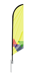 Feather Angled Flag 8