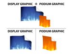 8ft Straight Velcro Pop Up Display 4