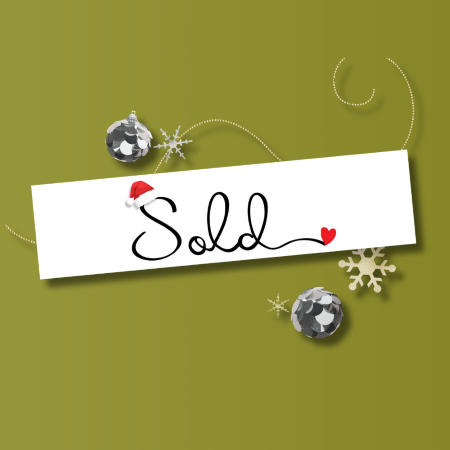 Sold Santa Hat (White) - Seasonal Sign Rider 2