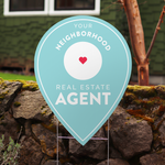 Your Neighborhood Agent - Teal map Pin 1