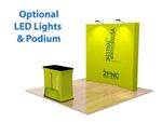 8ft Curve Velcro Pop Up Display 2