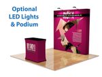 8ft Straight Velcro Pop Up Display 5