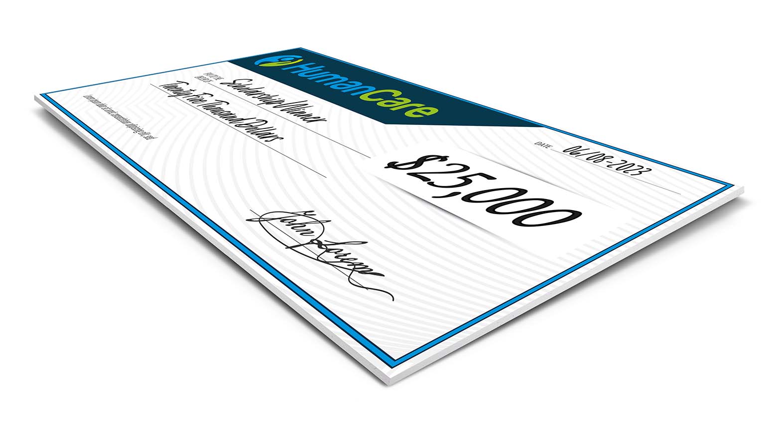 Oversized Checks 3