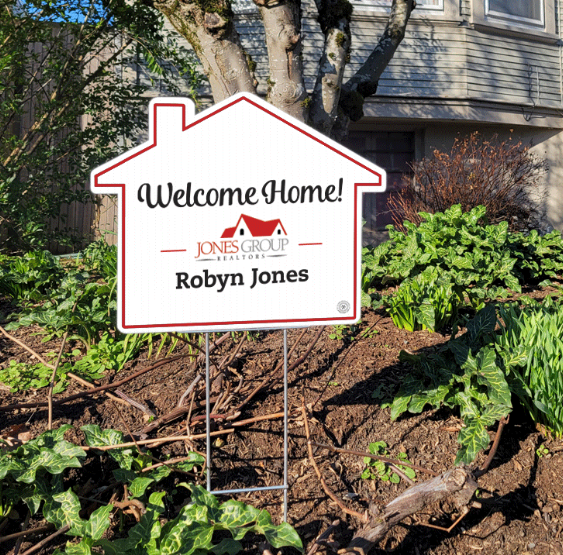 House-Shaped Yard Sign 1