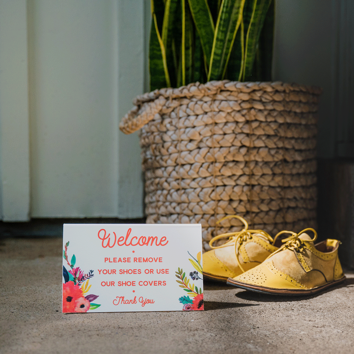 Shoe Sign - Tent 2