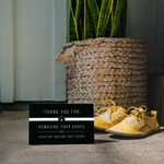 Shoe Sign - Tent 7