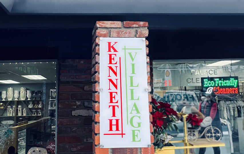 White Acrylic Signs 3