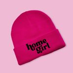 Beanie - Home Girl - Neon Pink 2