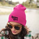 Beanie - Home Girl - Neon Pink 3