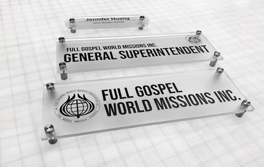 Frosted Acrylic Signs 4
