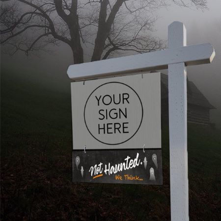 Not Haunted, We Think... - Halloween Sign Rider 3