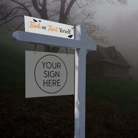 Trick or Treat Yo'self - Halloween Sign Rider 1