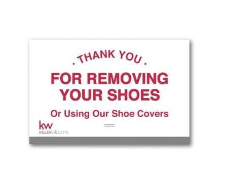 Keller Williams Shoe Sign - White 2