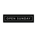 Open Sunday - Minimal - Sign Rider 1