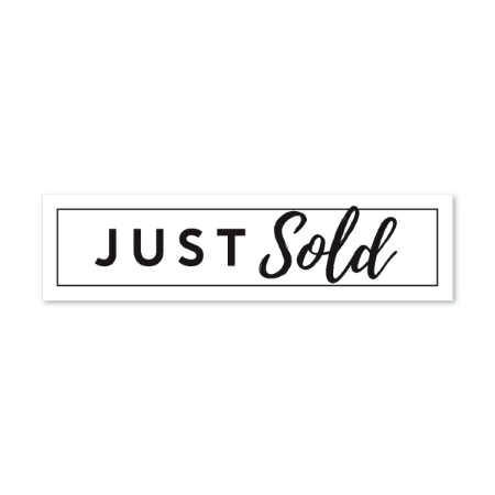 Just Sold - White - Sign Rider 3