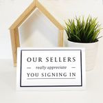 Sign in Sign - Minimal Navy/White 1
