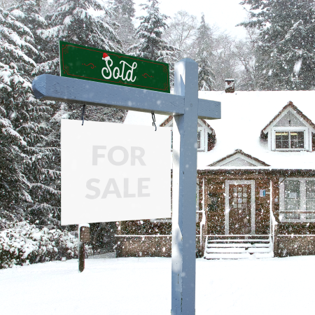 Sold Santa Hat (Green) - Seasonal Sign Rider 1