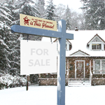 All you want for Christmas is this house! (Cream/Red) - Seasonal Sign Rider 1
