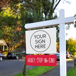Honey Stop the Car! - Red - Sign Rider 1